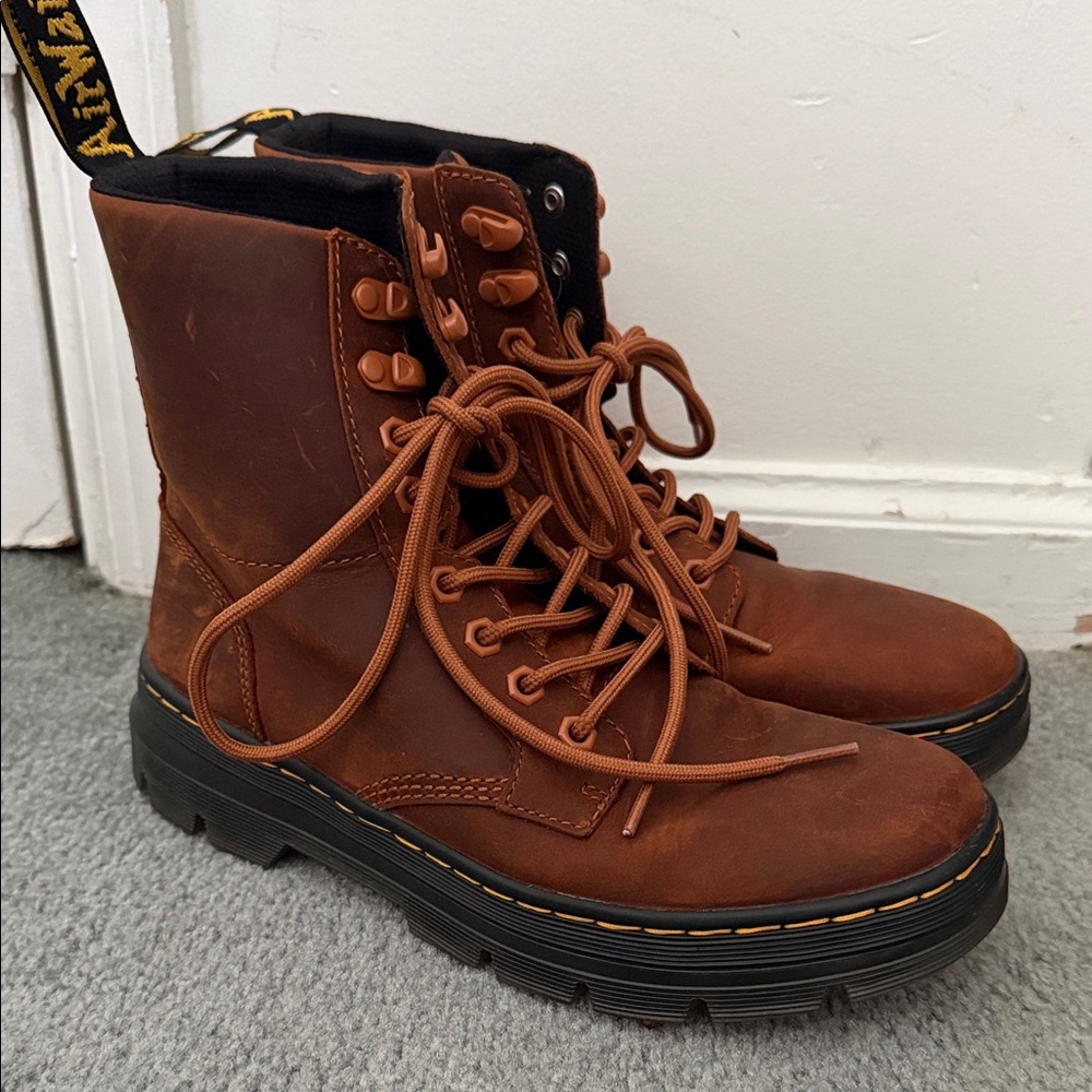 Dr. Martens Rust Leather Boots
